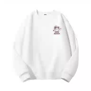 【dme】 星球小兔子字母印花设计潮流时尚版型宽松可爱休闲圆领卫衣 男女同款