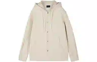 速写  针织宽松连帽夹克  男女同款