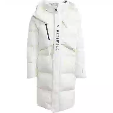adidas Long Down Jacket White