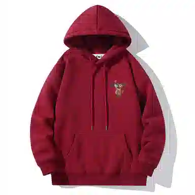 【dme】 日系休闲潮流连帽重磅原创印花百搭卫衣 男女同款