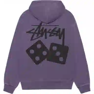 Stussy SS25 DICE HOODIE PIGMENT DYED