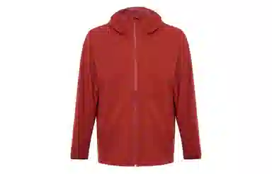 UNIQLO Hooded Waterproof Jacket Orange Brown