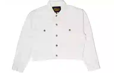 Drew House logo Cropped Selvedge Trucker Jacket White Logo