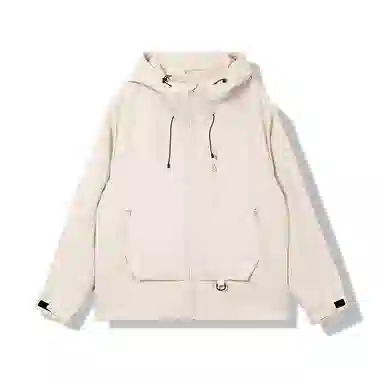 鸭鸭 户外露营短款连帽时尚休闲夹克外套 男女同款