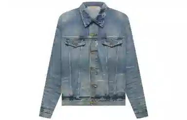 Fear of God Essentials FW22 Trucker Jacket Indigo