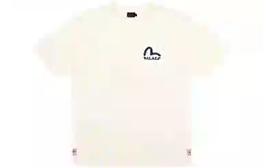 PALACE x EVISU Logo T-shirt White