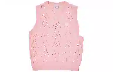 acme de la vie ADLV SS22 Hollowout Vest Pink