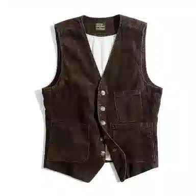 MADEN Vintage Corduroy Vest