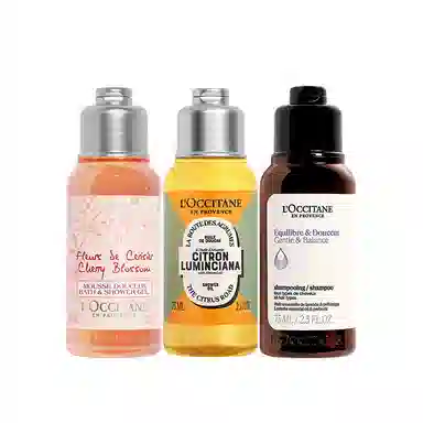 欧舒丹 沐浴啫喱洗护体验装 保湿补水 星品留香