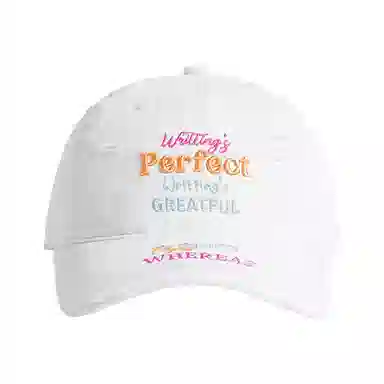 浪莎 日系复古磨破做旧重磅字母刺绣户外休闲工装慵懒风防晒遮阳时尚潮流百搭大头围显脸小 棉 鸭舌帽 男女同款情侣款