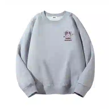 【dme】 星球小兔子字母印花设计潮流时尚版型宽松可爱休闲圆领卫衣 男女同款