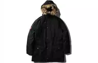 ROARINGWILD Parka Down Jacket Black