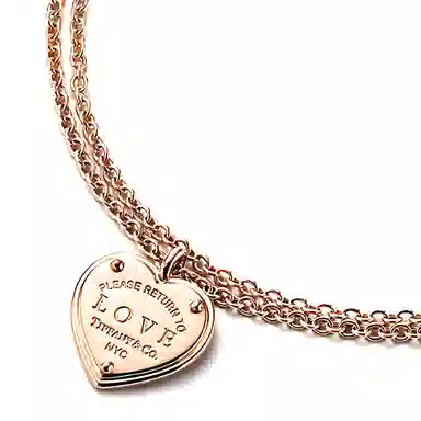 Tiffany & Co. Logo 18K Rose Gold Bracelet