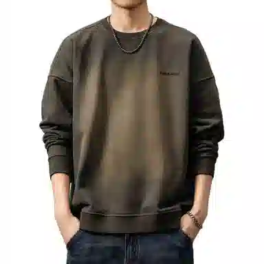 贵色 复古圆领长袖卫衣 男款