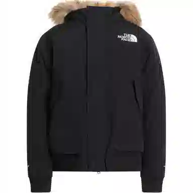 The North Face Logo Zip Hoodie Black