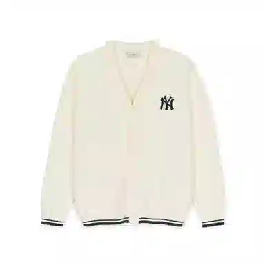 MLB Yankees V-Neck Knit Cream