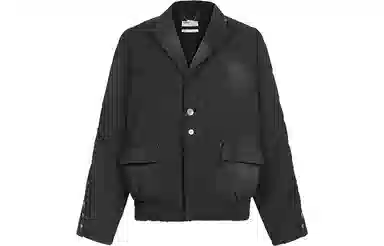 C2H4 Black Washed Blazer