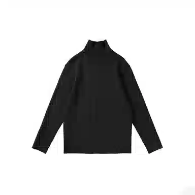 我是大卫 修身竖条纹打底韩系高领商务针织衫 男女同款