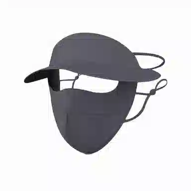 北极绒 二合一全脸遮阳透气户外骑行出游 聚酯纤维 防晒帽 男女同款情侣款