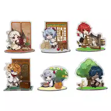 原神 童梦奇珍主题系列场景 达达利亚 迪卢克 甘雨 凯亚 凝光 诺艾尔 亚克力立牌