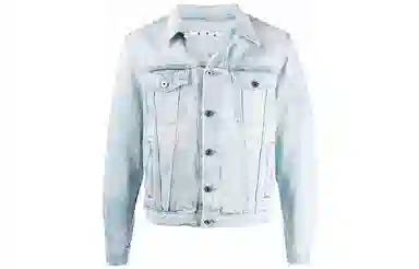 OFF-WHITE FW21 Arrow Print Denim Jacket