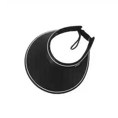 杨同学 加宽大檐 字母 空顶 可折叠 遮阳帽 骑车可带 防紫外线 发箍式 涤纶 防晒帽 男女同款情侣款