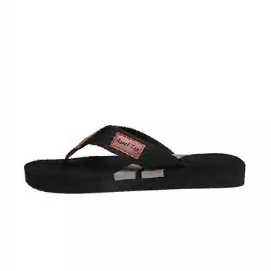 南极人 拼色潮流居家户外休闲 防磨防滑人字拖鞋 男款