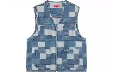 Supreme SS21 Week 17 Patched Denim Vest