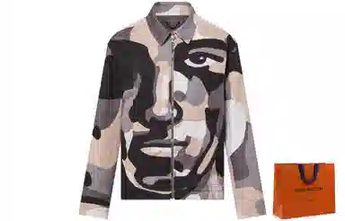 Louis Vuitton FW23 Geometric Portrait Denim Jacket