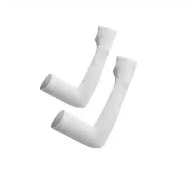 冠辉 夏季冷感冰袖户外防紫外线袖套开车骑行运动护臂 套冰袖骑行户外开车防紫外线薄冰丝护臂长款 锦纶 防晒袖 男女同款情侣款