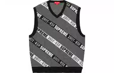 Supreme Stripe Sweater Vest