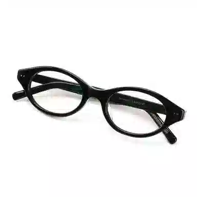 青雉作 厚框佩戴舒适 合金酷酸板材 猫眼 光学镜架 女款 玳瑁色 黑色