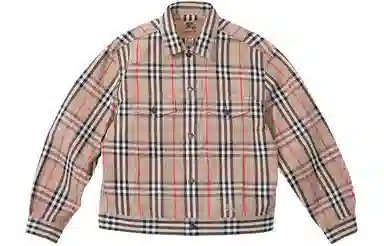 Supreme x Burberry Denim Trucker Jacket