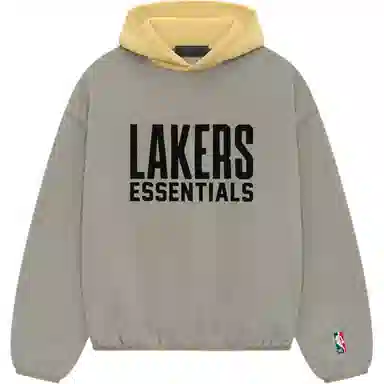 Fear of God Essentials x NBA Lakers Hoodie Warm Heather