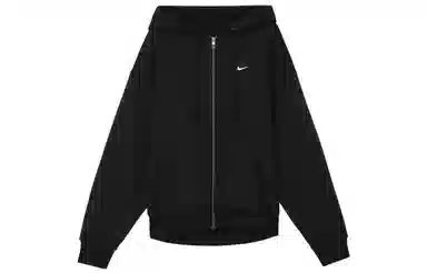 Nike Solo Swoosh Hoodie Jacket Black
