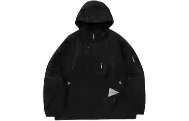 and wander Breath Rip Hoodie Black
