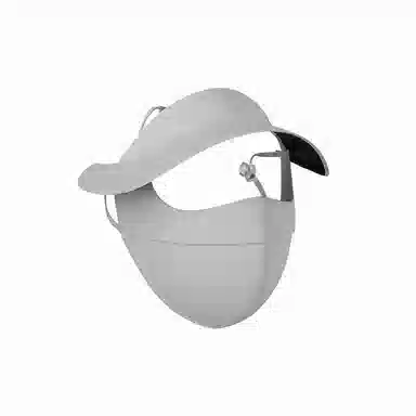 北极绒 二合一全脸遮阳透气户外骑行出游 聚酯纤维 防晒帽 男女同款情侣款