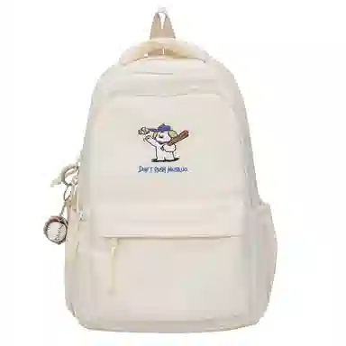 醇龙 可爱书包大容量学院风休闲旅行背包 尼龙 双肩包 常规 女款 多色