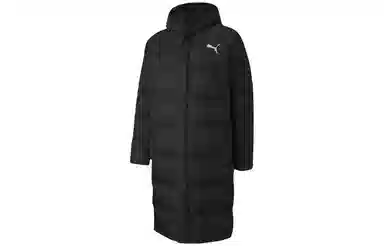 PUMA Long Oversized Down Jacket Black
