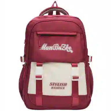 醇龙 减负书包大容量多隔层百搭背包书包 尼龙 双肩包 常规 男女同款情侣款 多色