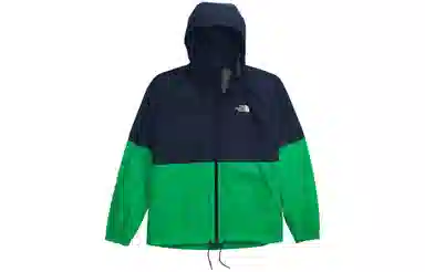 The North Face Antora Novelty Rain Jacket Navy Blue/Emerald Green
