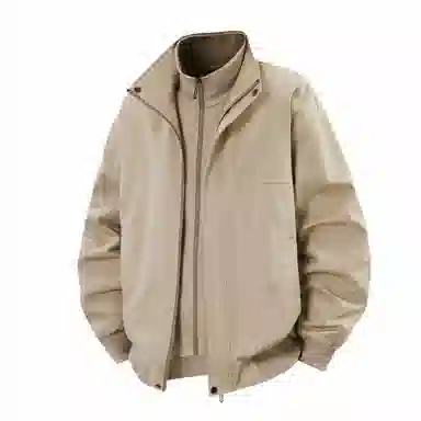 国际米兰足球俱乐部 假两件双层领拉链宽松舒适百搭长袖夹克外套 男女同款