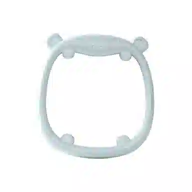 米甜兔 绿色大嘴河马化妆镜 便捷