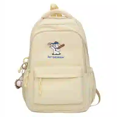 醇龙 可爱书包大容量学院风休闲旅行背包 尼龙 双肩包 常规 女款 多色