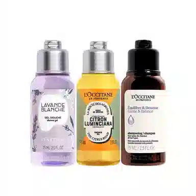 欧舒丹 沐浴啫喱洗护体验装 保湿补水 星品留香