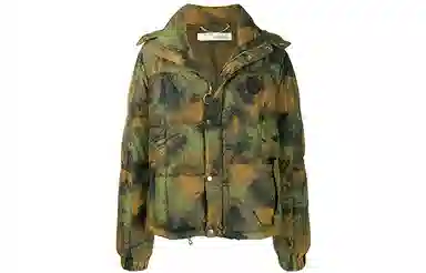 OFF-WHITE Camo Down Jacket