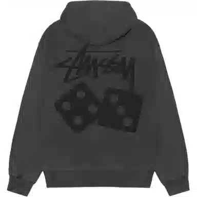 Stussy SS25 DICE HOODIE PIGMENT DYED
