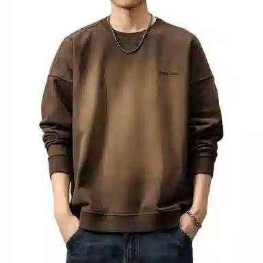 贵色 复古圆领长袖卫衣 男款