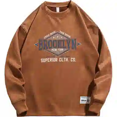 格蓝鹿 美式复古重磅宽松卫衣 男款