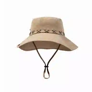 北极绒 美式复古牛仔风夏季户外登山出游百搭遮阳防晒 涤纶 渔夫帽 男女同款情侣款